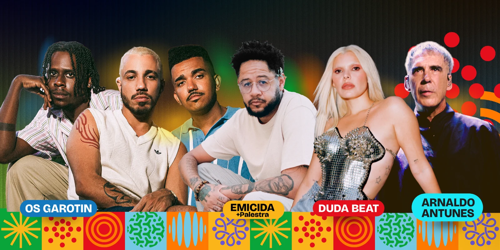 4 Grandes Shows Nacionais Gratuitos: Os Garotin, Duda Beat, Arnaldo Antunes e Emicida | Festival Iguassu Inova 2026